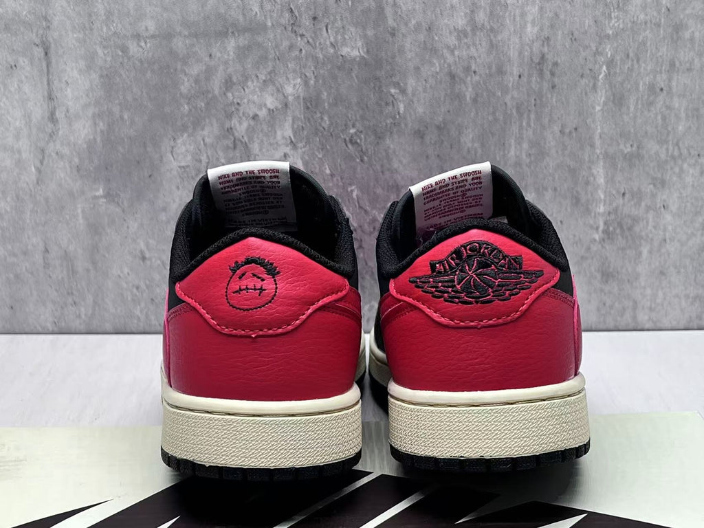 Travis Scott x Air Jordan 1 Low OG SP Black-Red Reverse Swoosh
