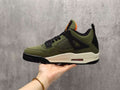 Air Jordan 4 Green Olive Sneakers