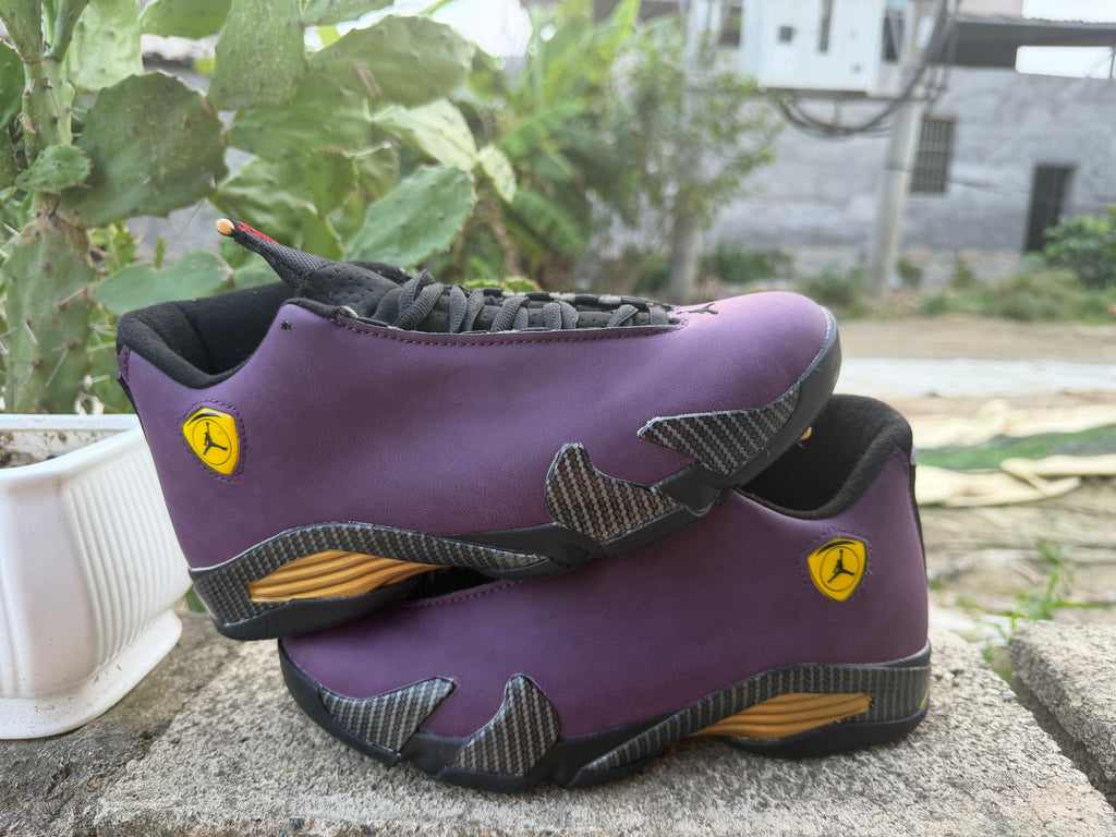 Air Jordan 14 Purple Black