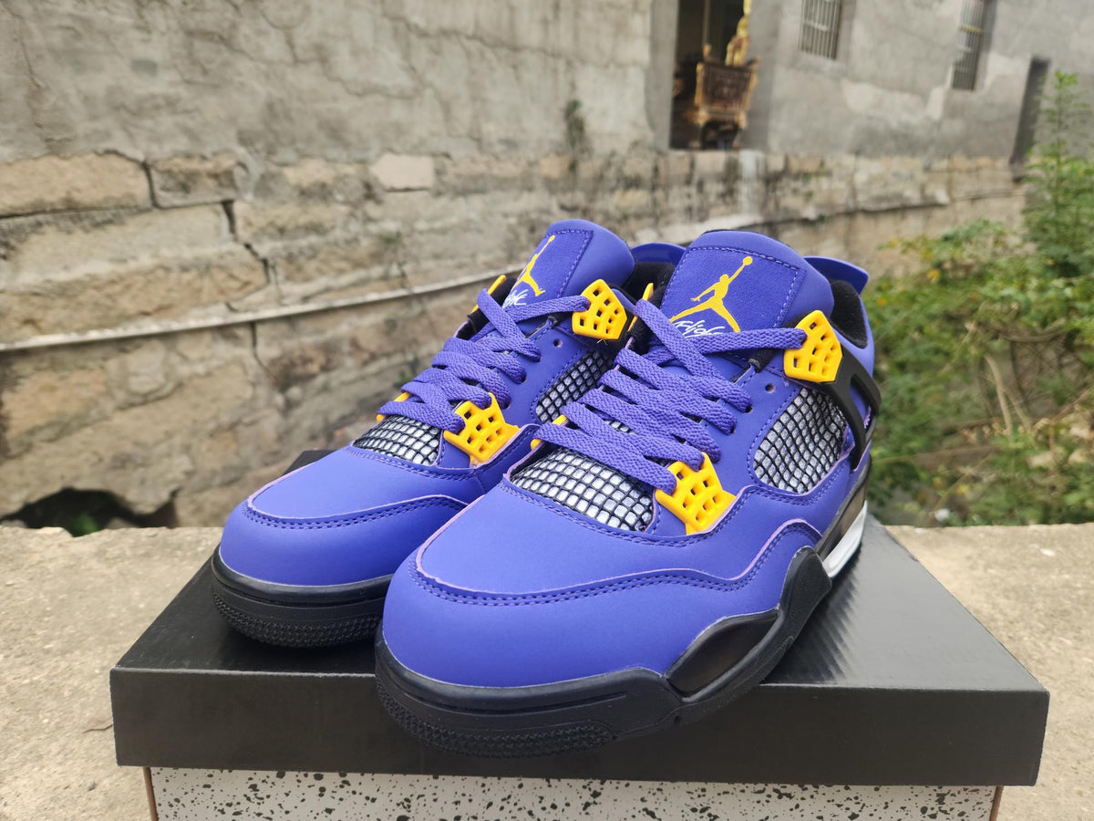 Air Jordan 4 Purple Yellow