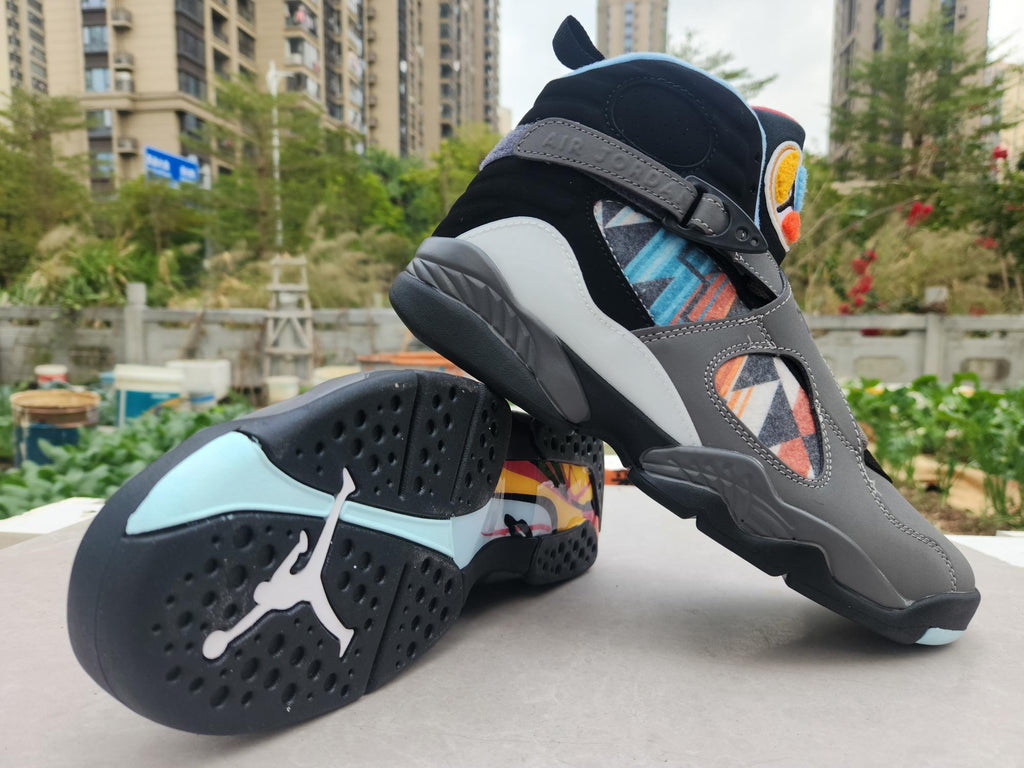 Air Jordan 8 Retro Grey / Black / Jade