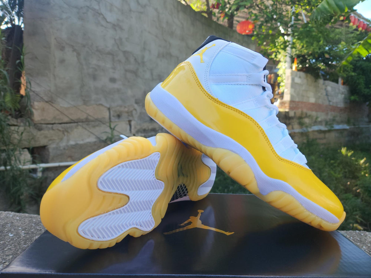 Air Jordan 11 White Yellow
