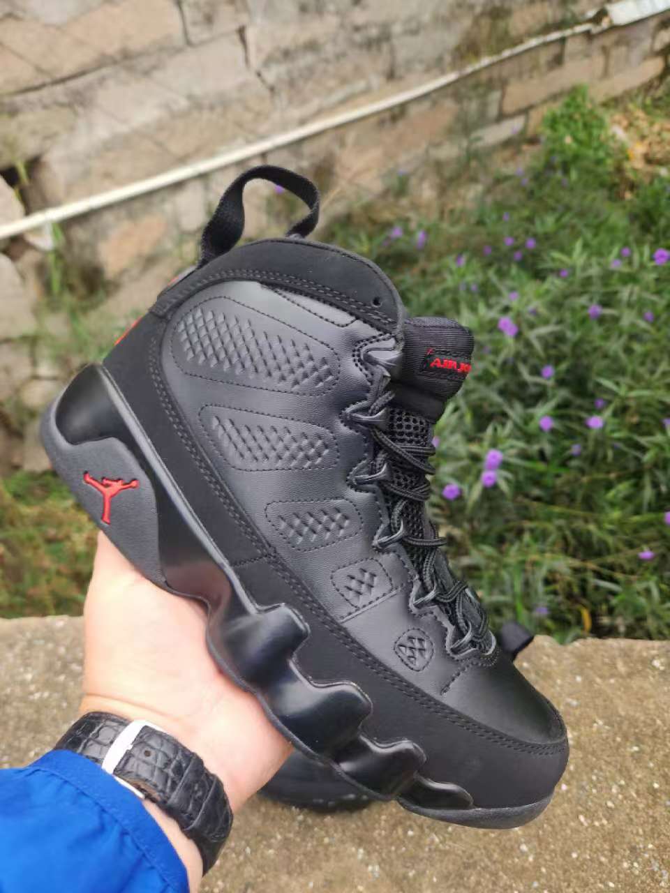 Air Jordan 9 Black Red & Black Brown