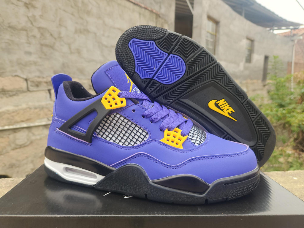 Air Jordan 4 Imperial Purple / University Gold