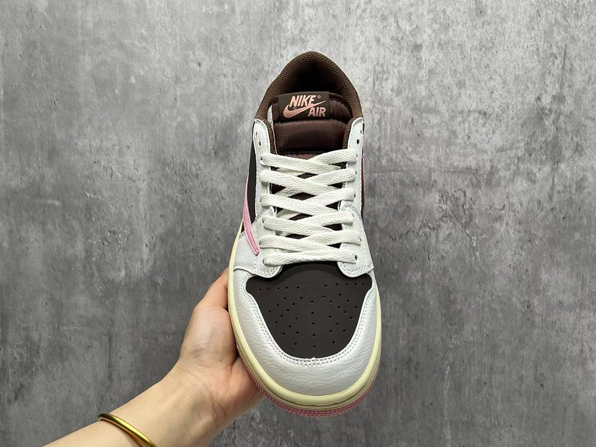 Travis Scott x Air Jordan 1 Low OG SP Brown-Pink Reverse Swoosh