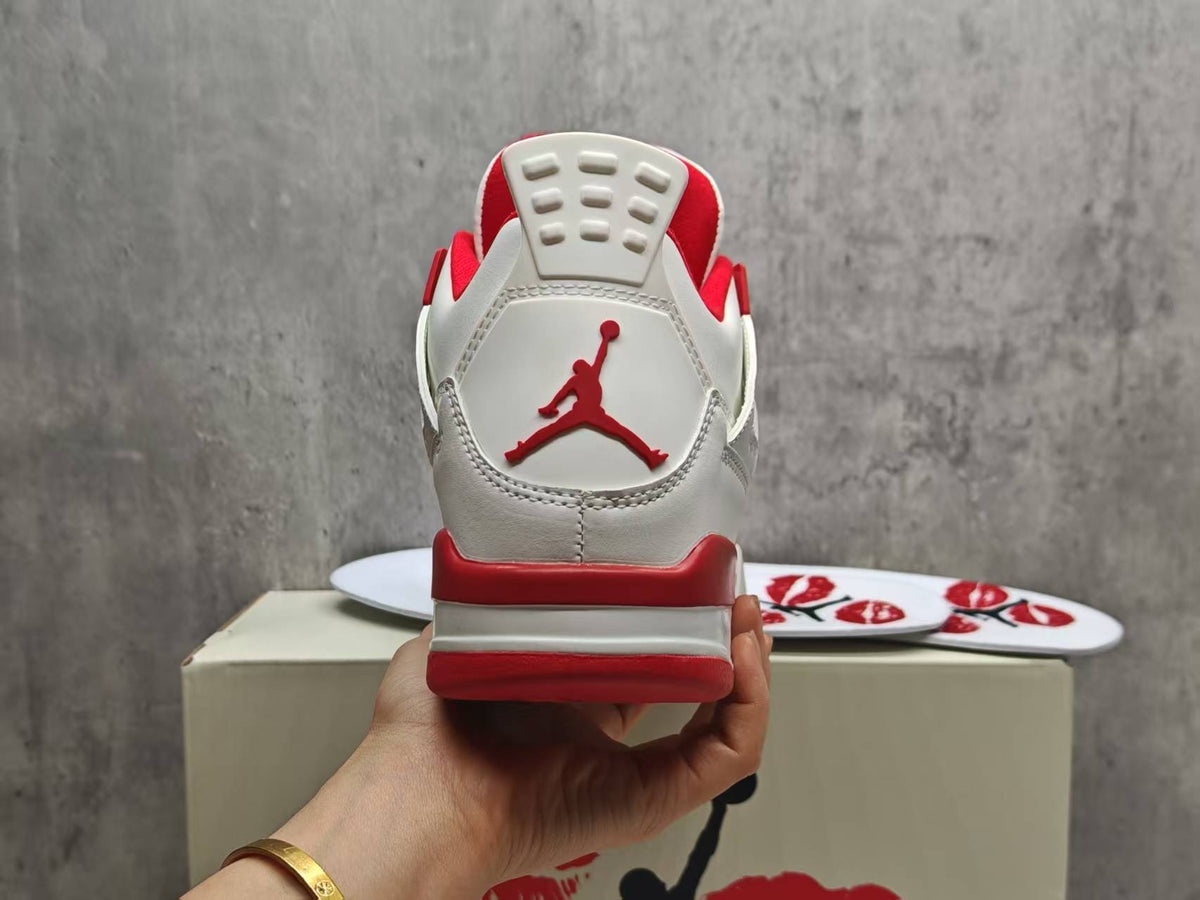 Air Jordan 4 Retro Valentine's Day Sierra Red / White
