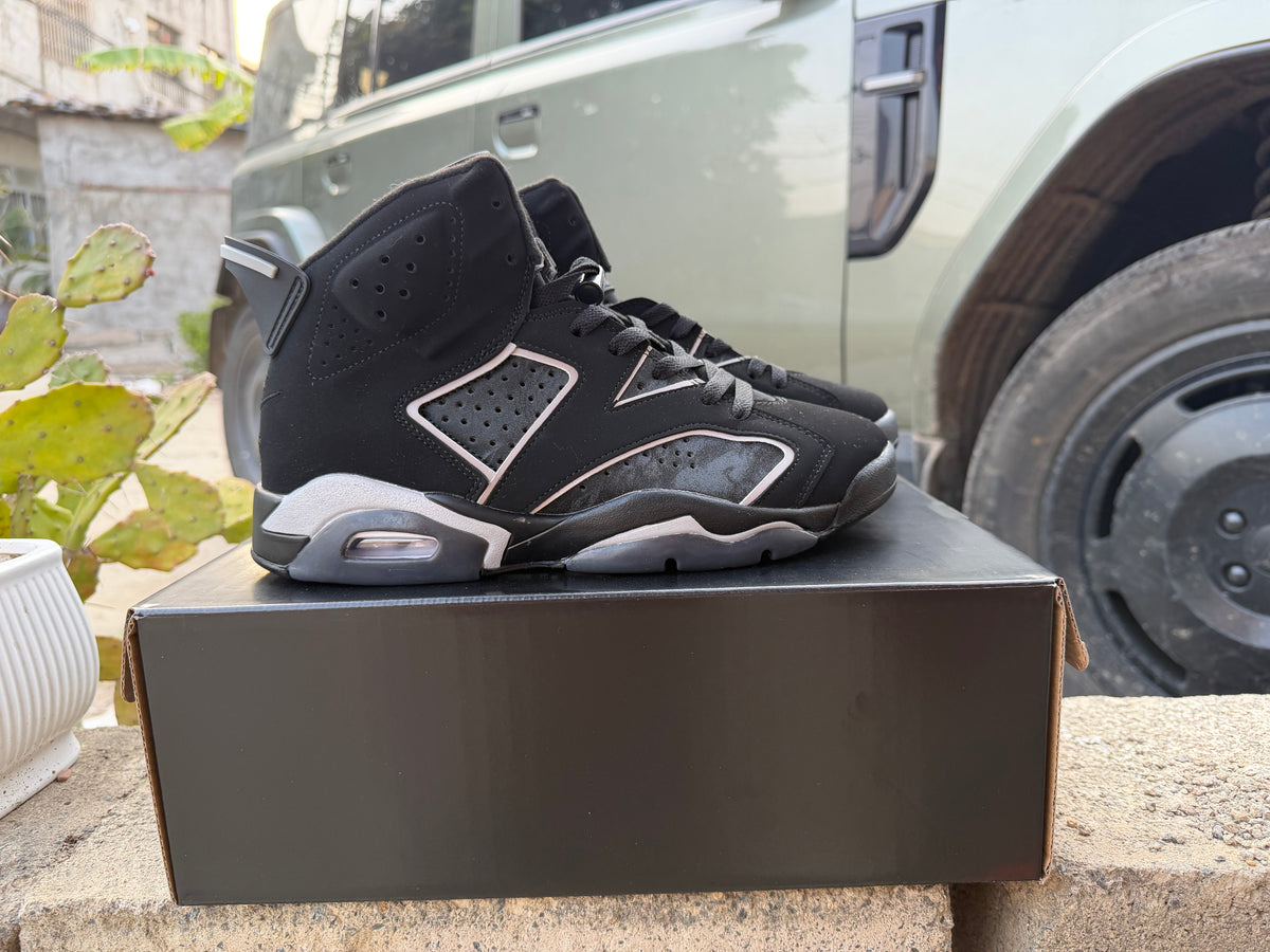 Air Jordan 6 Black Silver
