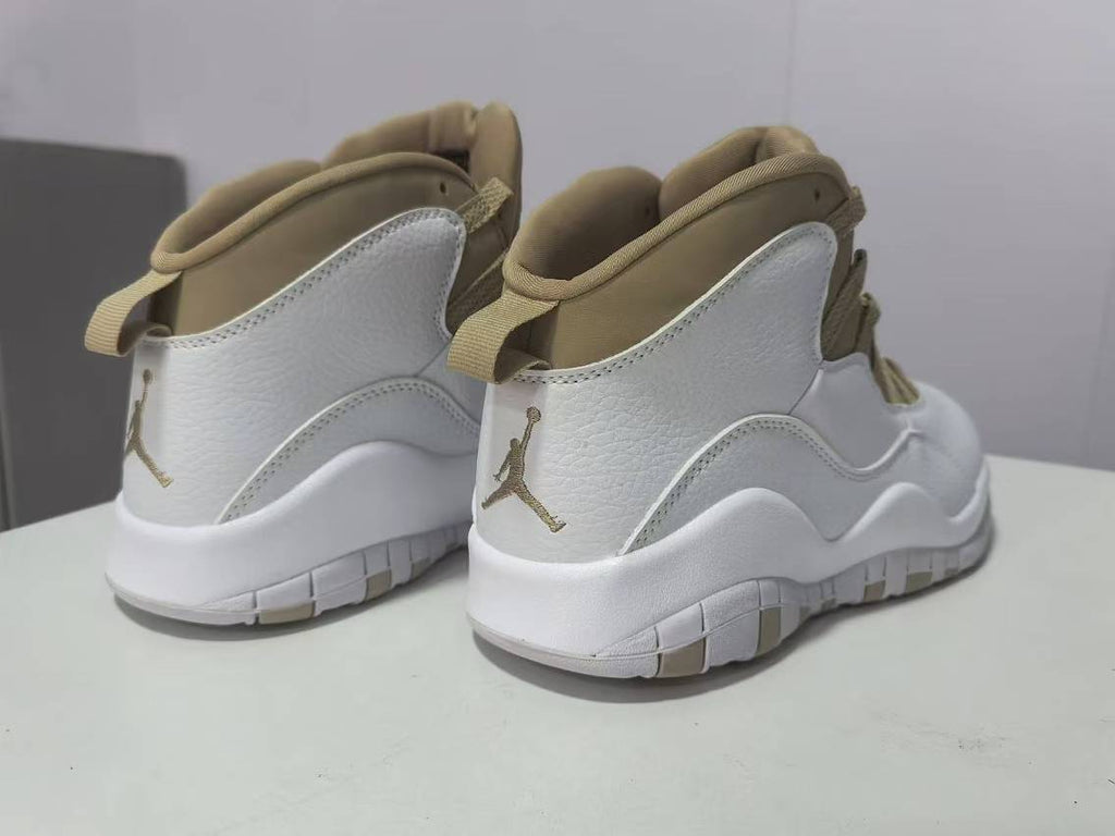 Air Jordan 10 White Brown