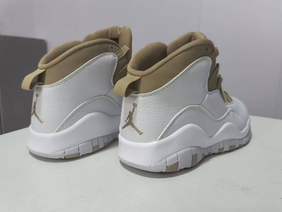 Air Jordan 10 White Brown