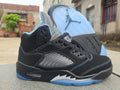 Air Jordan 5 Black / University Blue