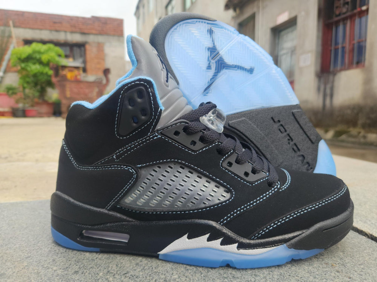 Air Jordan 5 Black / University Blue