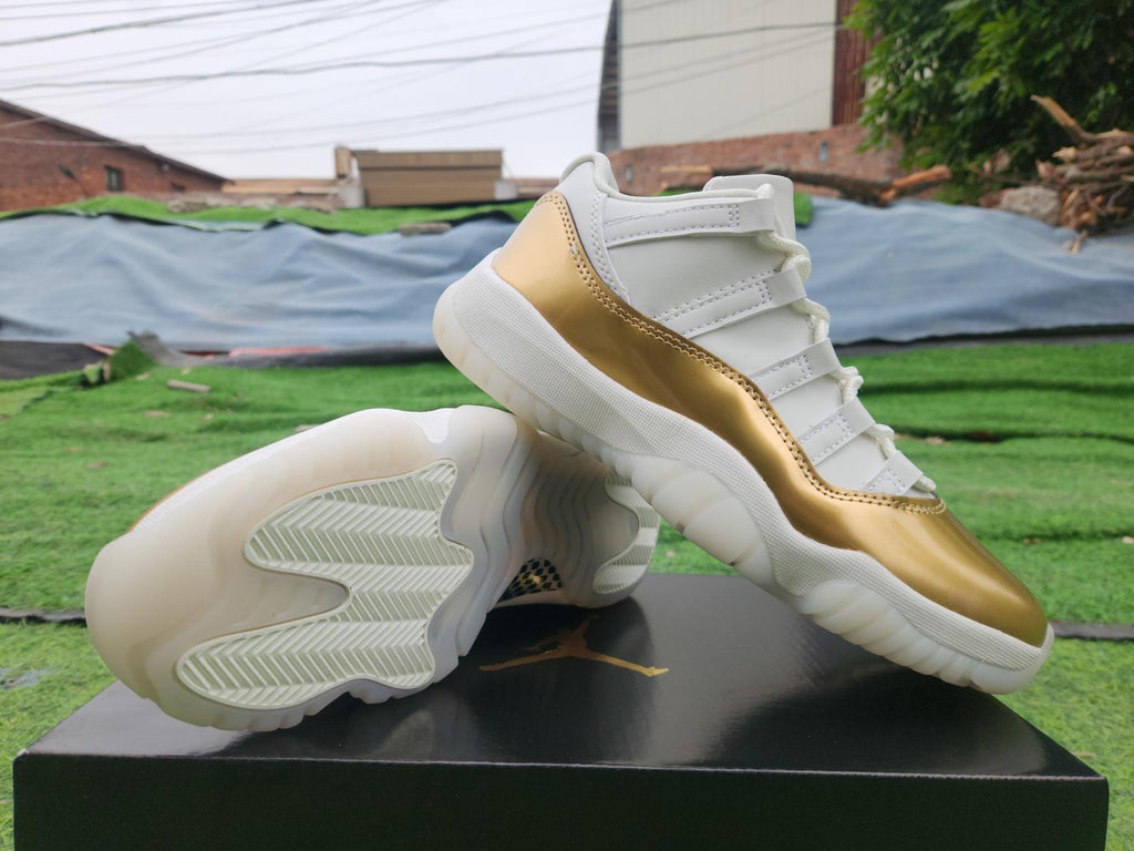 Air Jordan 11 Low White Gold