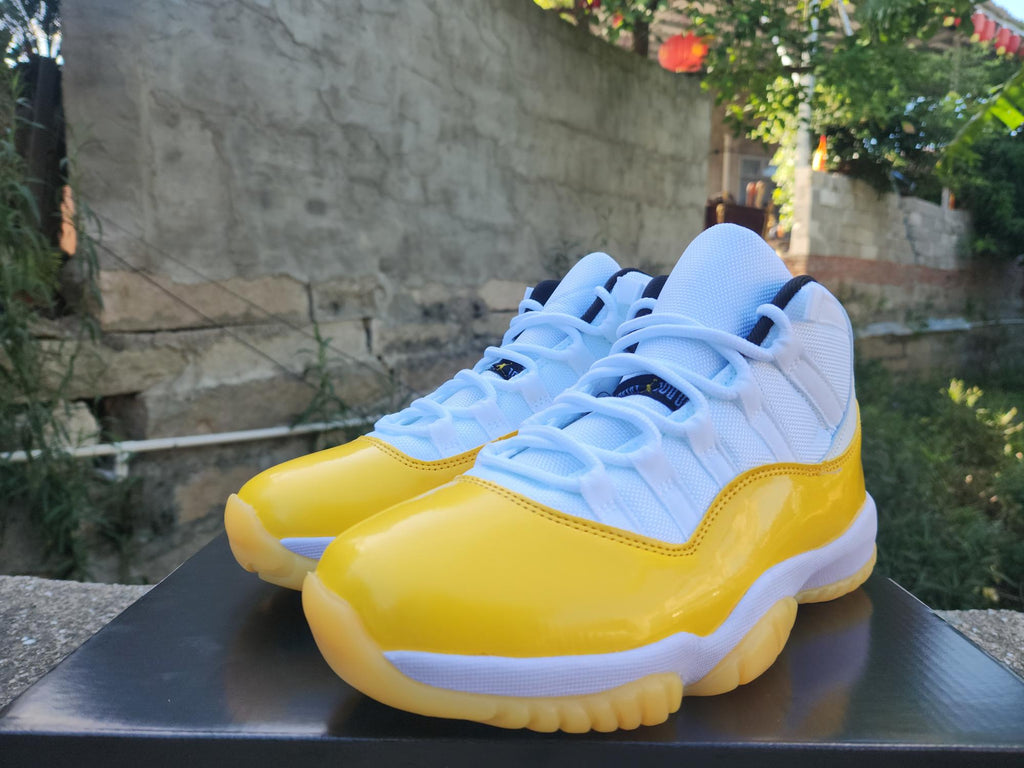 Air Jordan 11 White Yellow