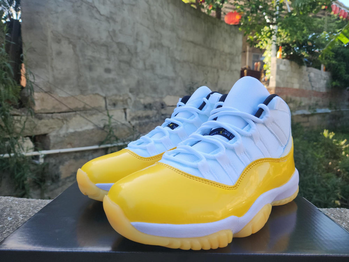 Air Jordan 11 White Yellow