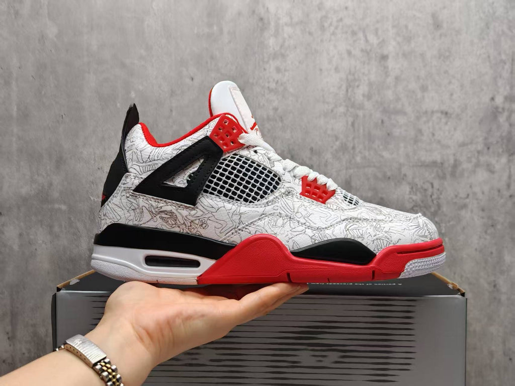 Air Jordan 4 Retro White Laser