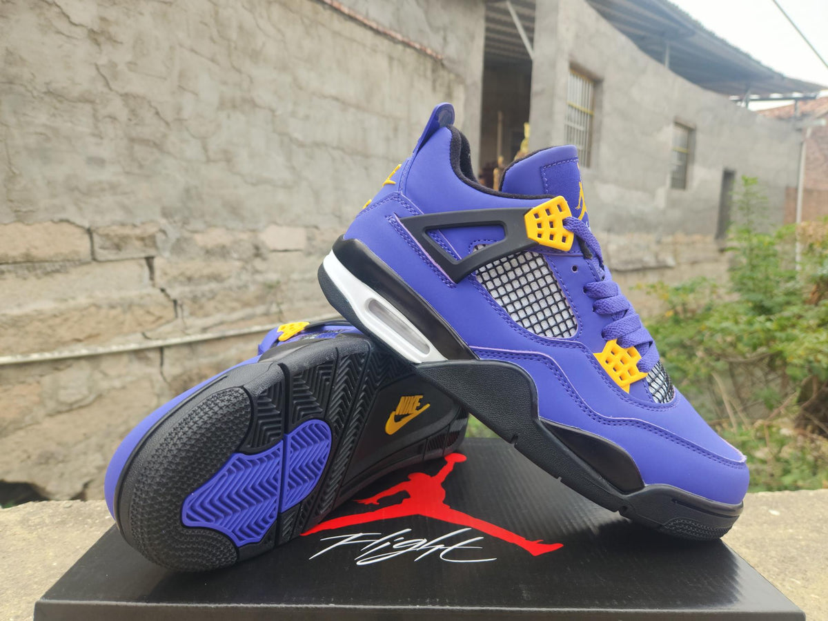Air Jordan 4 Imperial Purple / University Gold