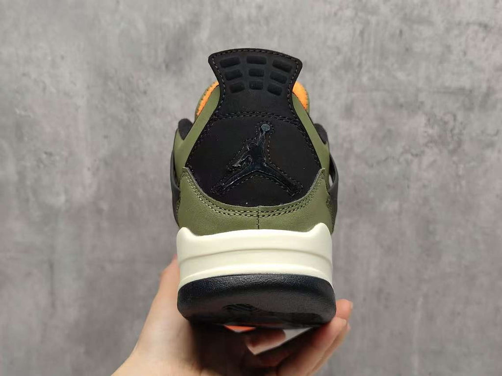 Air Jordan 4 Green Olive Sneakers