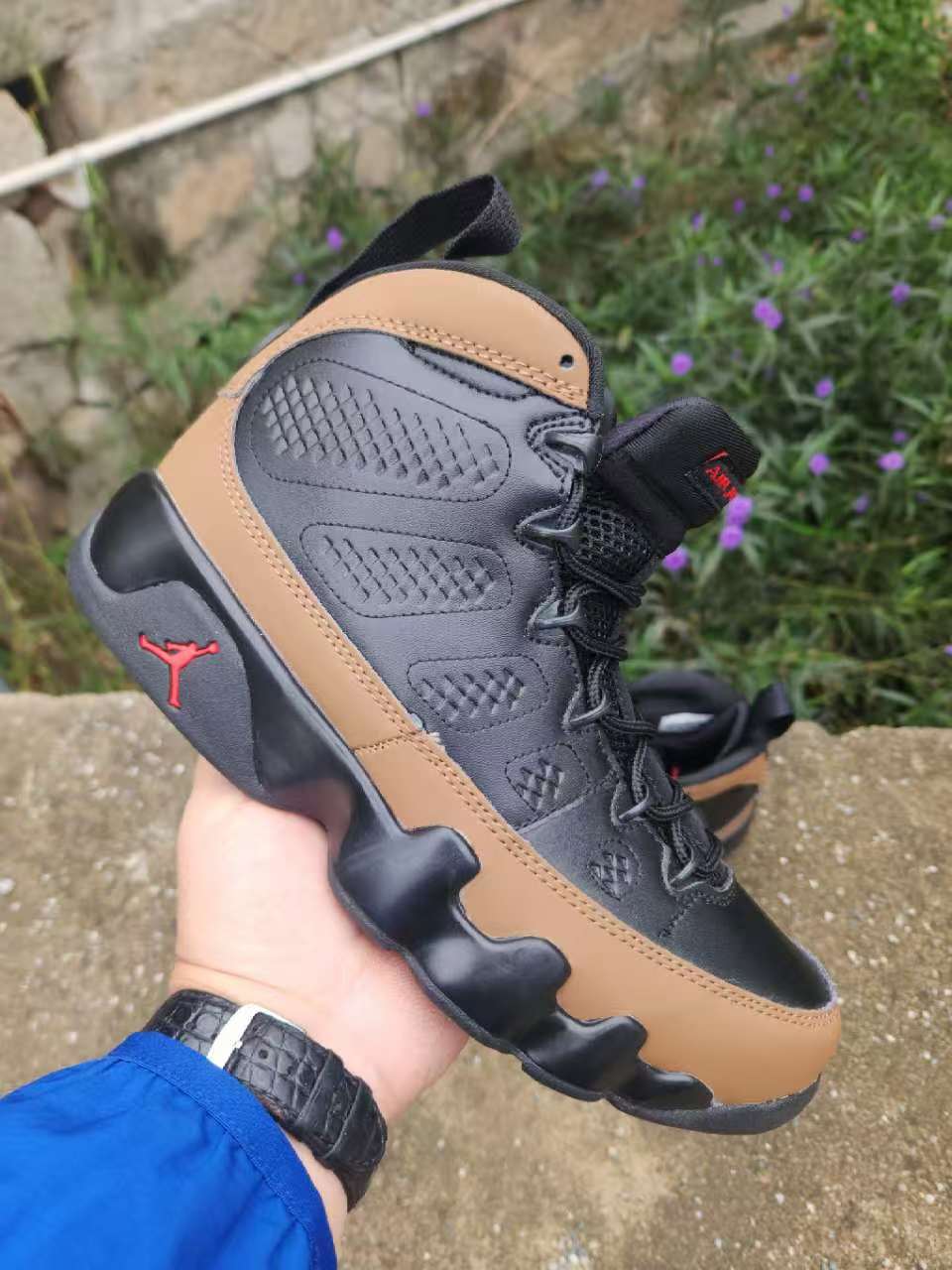 Air Jordan 9 Black Red & Black Brown