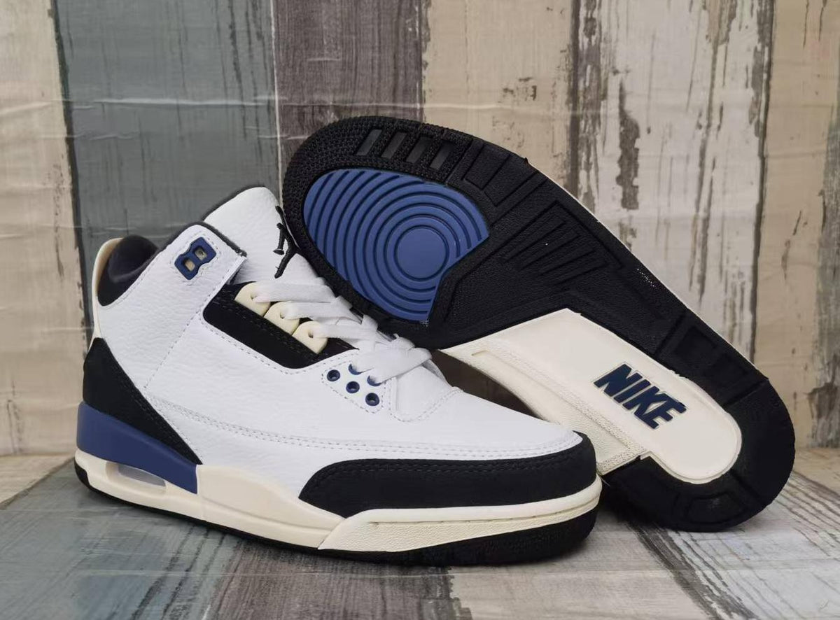 Air Jordan 3 Retro White Grey Blue