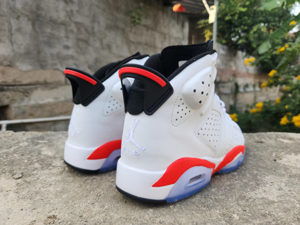 Men's Air Jordan 6 Retro White / Infrared / Black