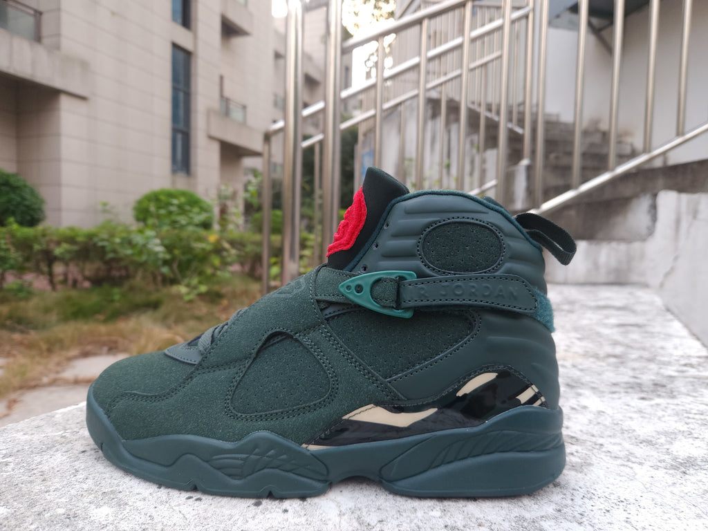 Air Jordan 8 Retro Green Gold Black Red