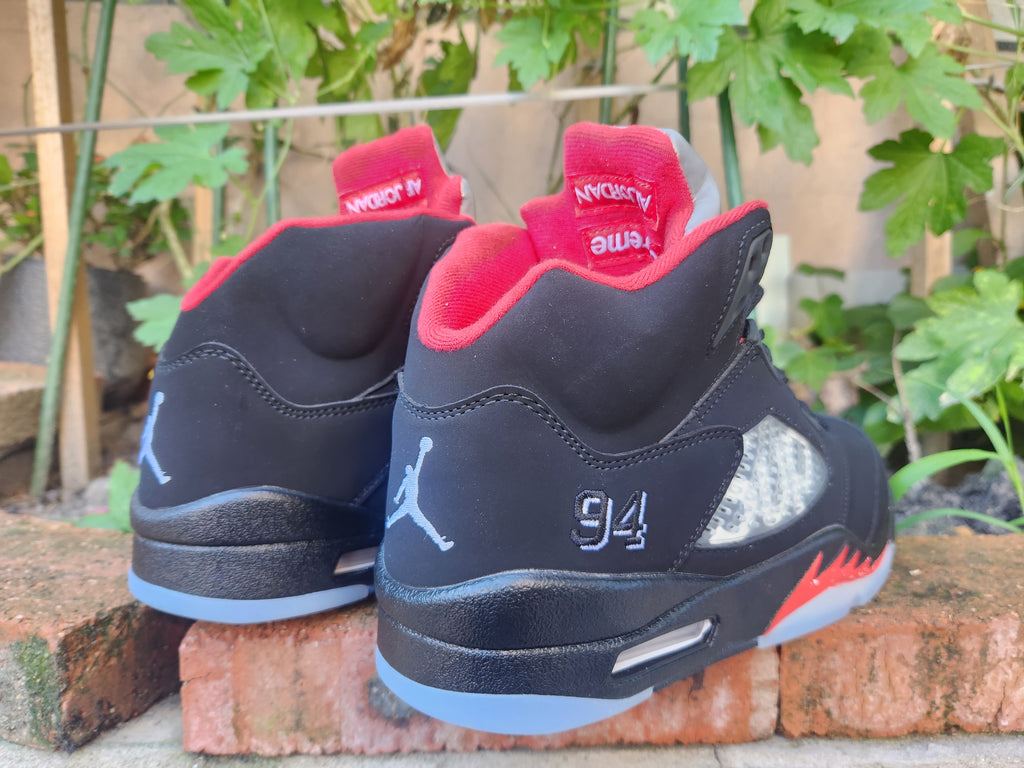 Men's Air Jordan 5 Retro Black / Red