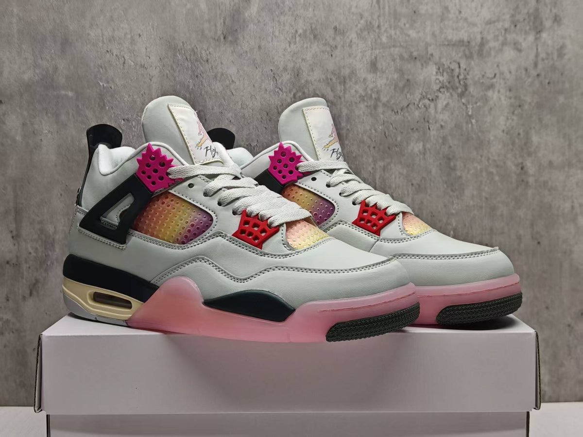 Air Jordan 4 Retro Cartoon Fire Pink