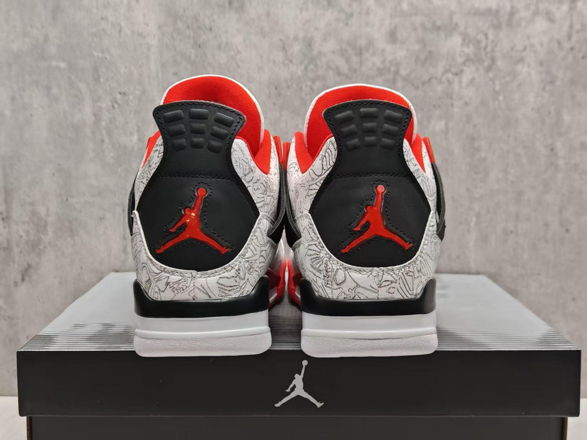 Air Jordan 4 Retro White Laser