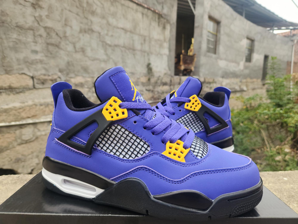 Air Jordan 4 Purple Yellow