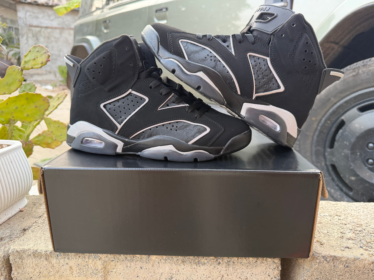 Air Jordan 6 Black Silver