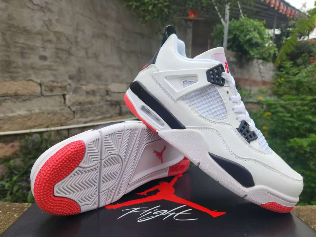 Air Jordan 4 Retro White Red