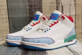 Air Jordan 3 Retro Off-White Blue Red
