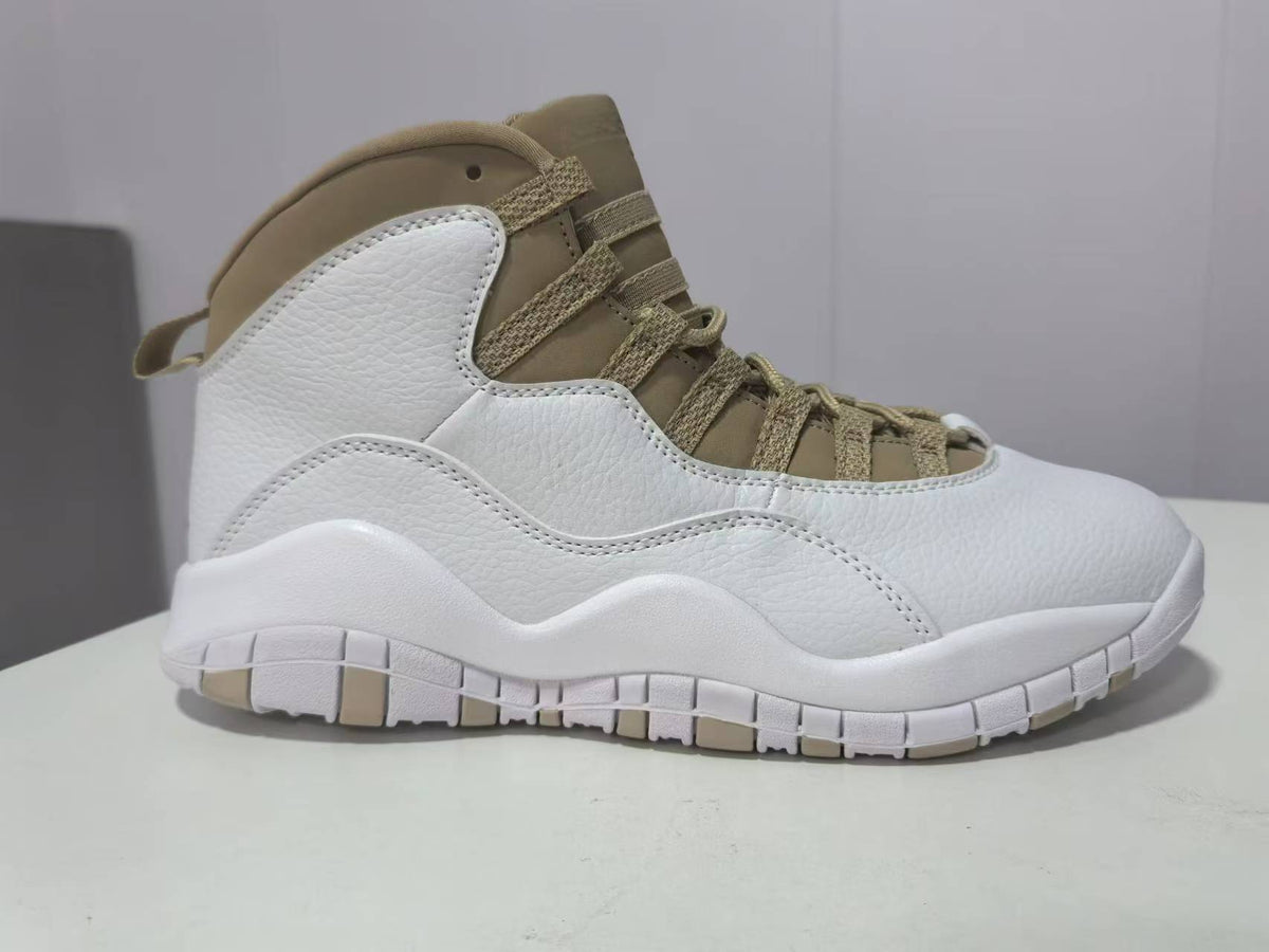 Air Jordan 10 White Brown