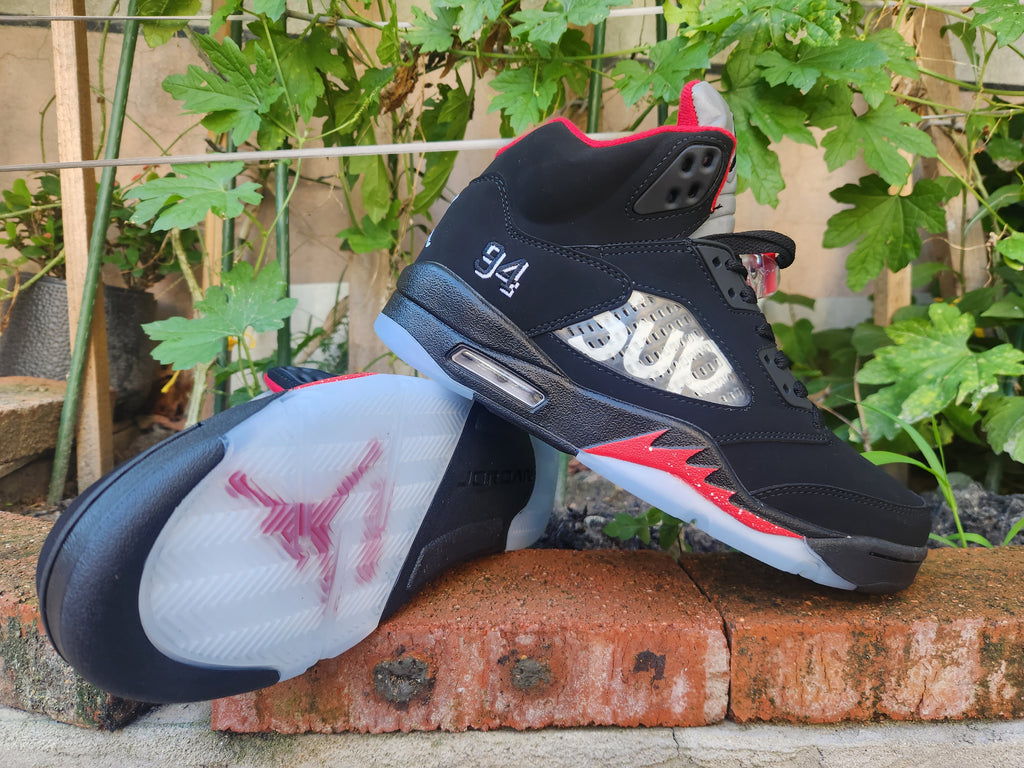 Men's Air Jordan 5 Retro Black / Red