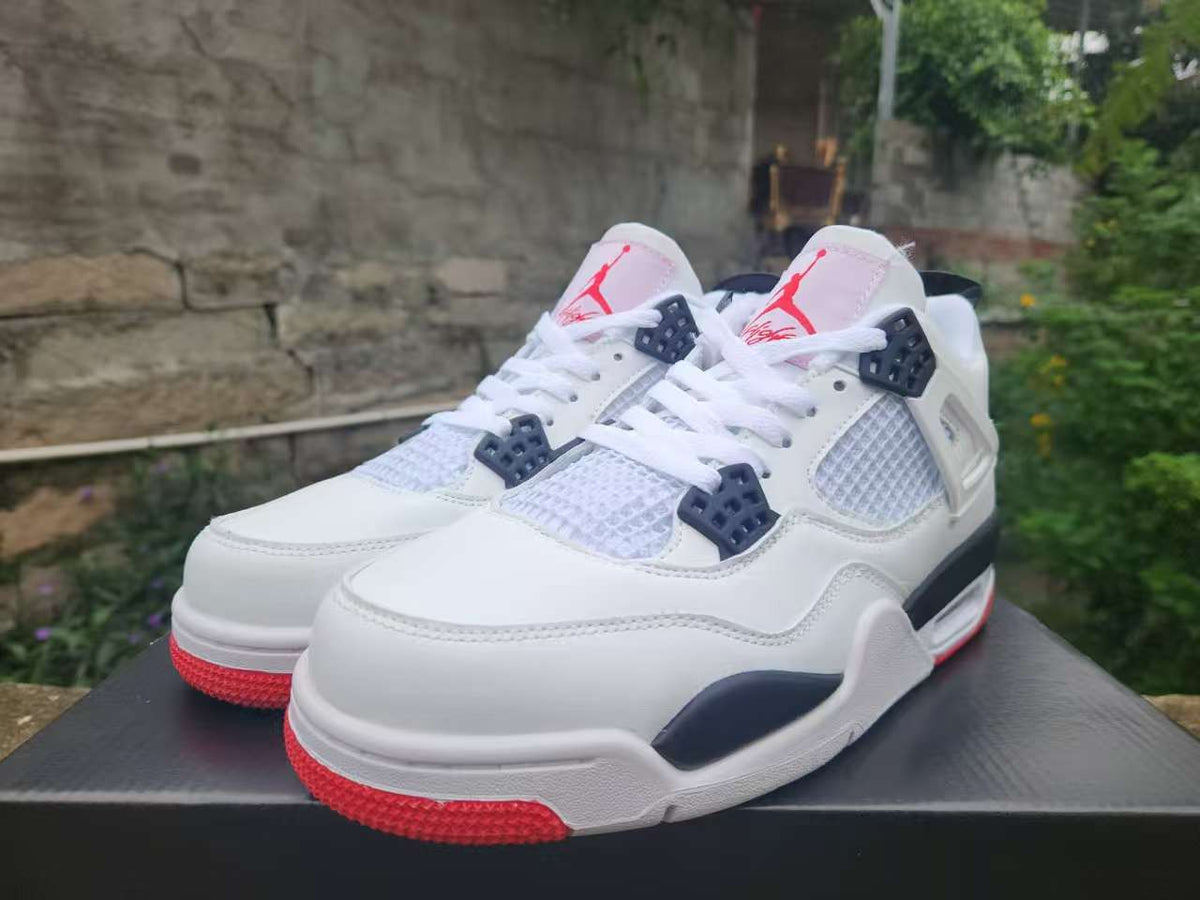Air Jordan 4 Retro White Red