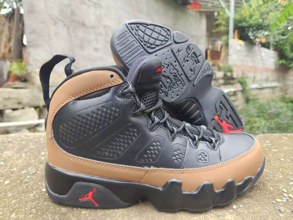Air Jordan 9 Black Red & Black Brown