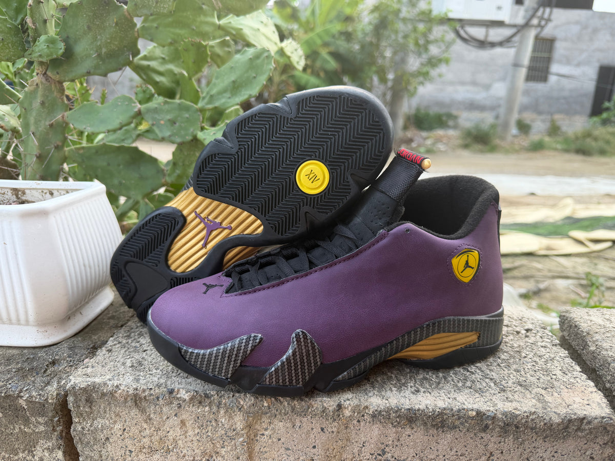 Air Jordan 14 Purple Black
