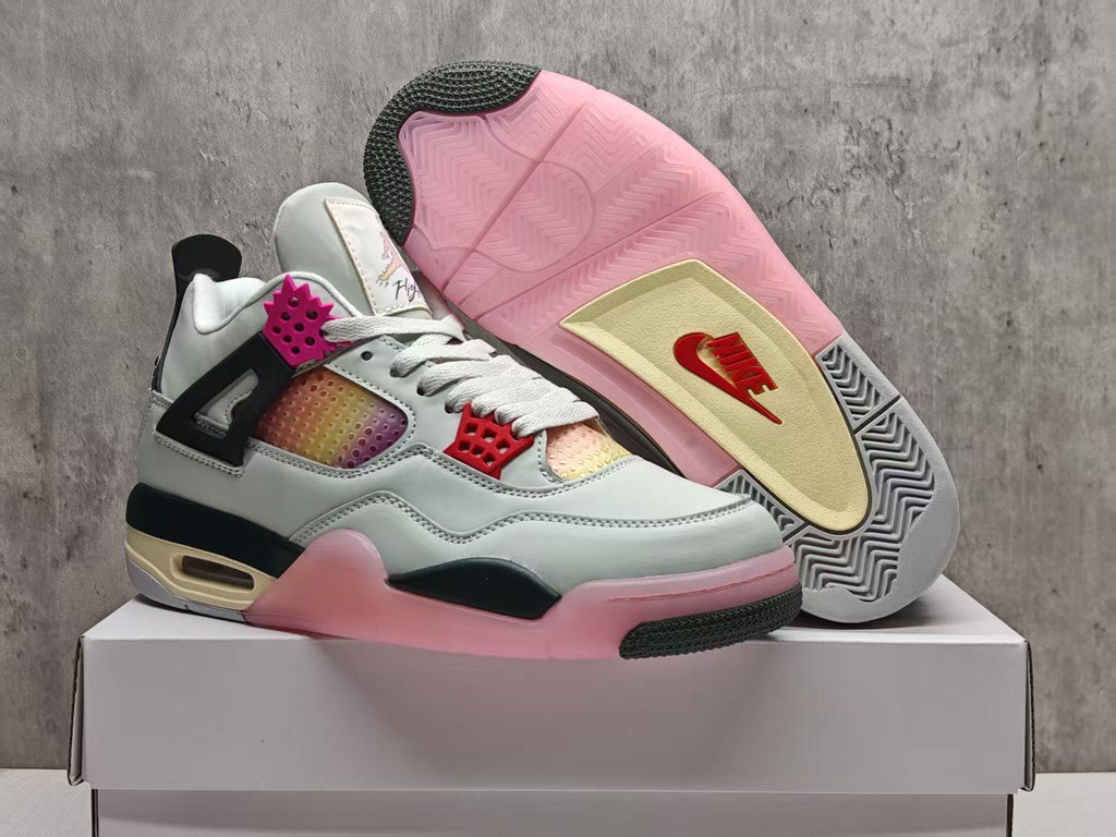 Air Jordan 4 Retro Cartoon Fire Pink