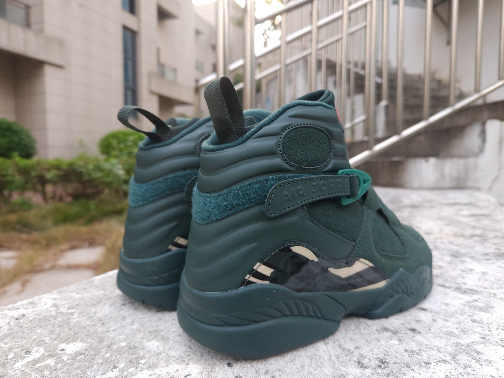 Air Jordan 8 Retro Green Gold Black Red
