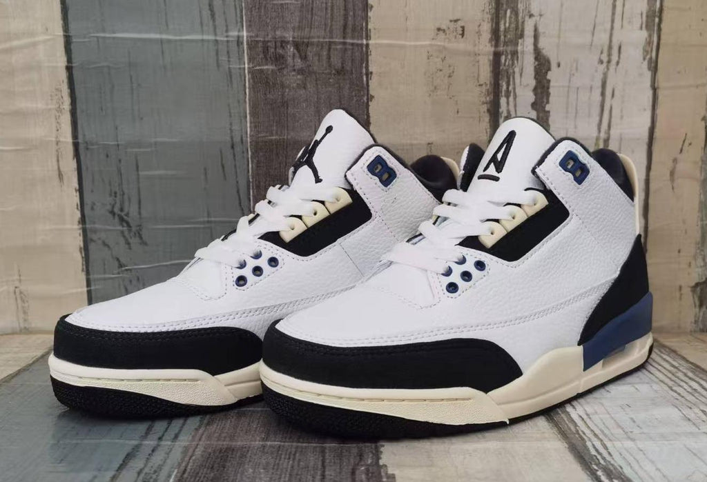Air Jordan 3 Retro White Grey Blue