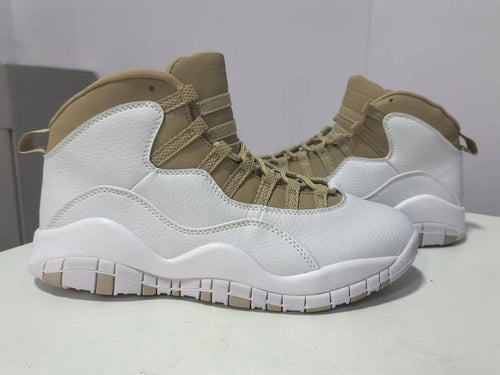 Air Jordan 10 White Brown