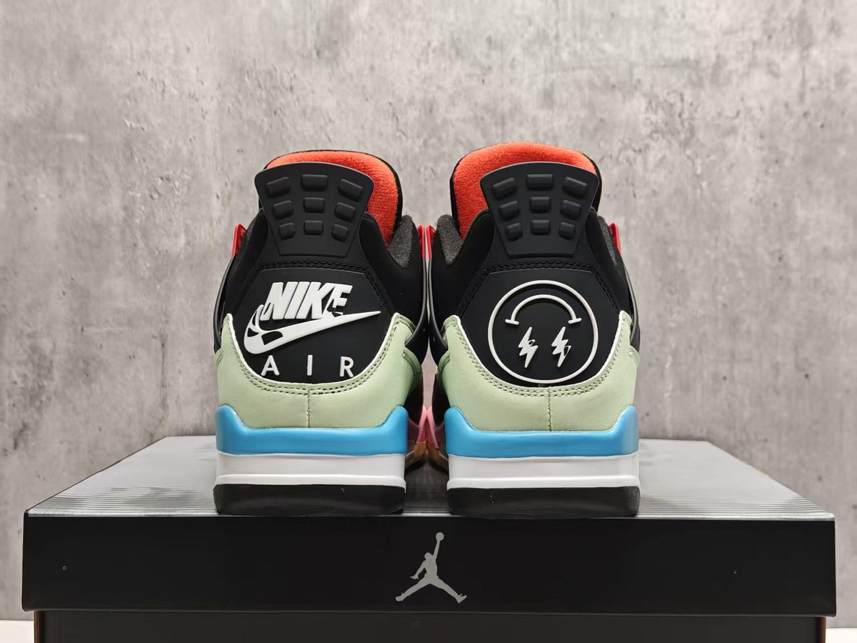 Air Jordan 4 Retro Rainbow Patchwork