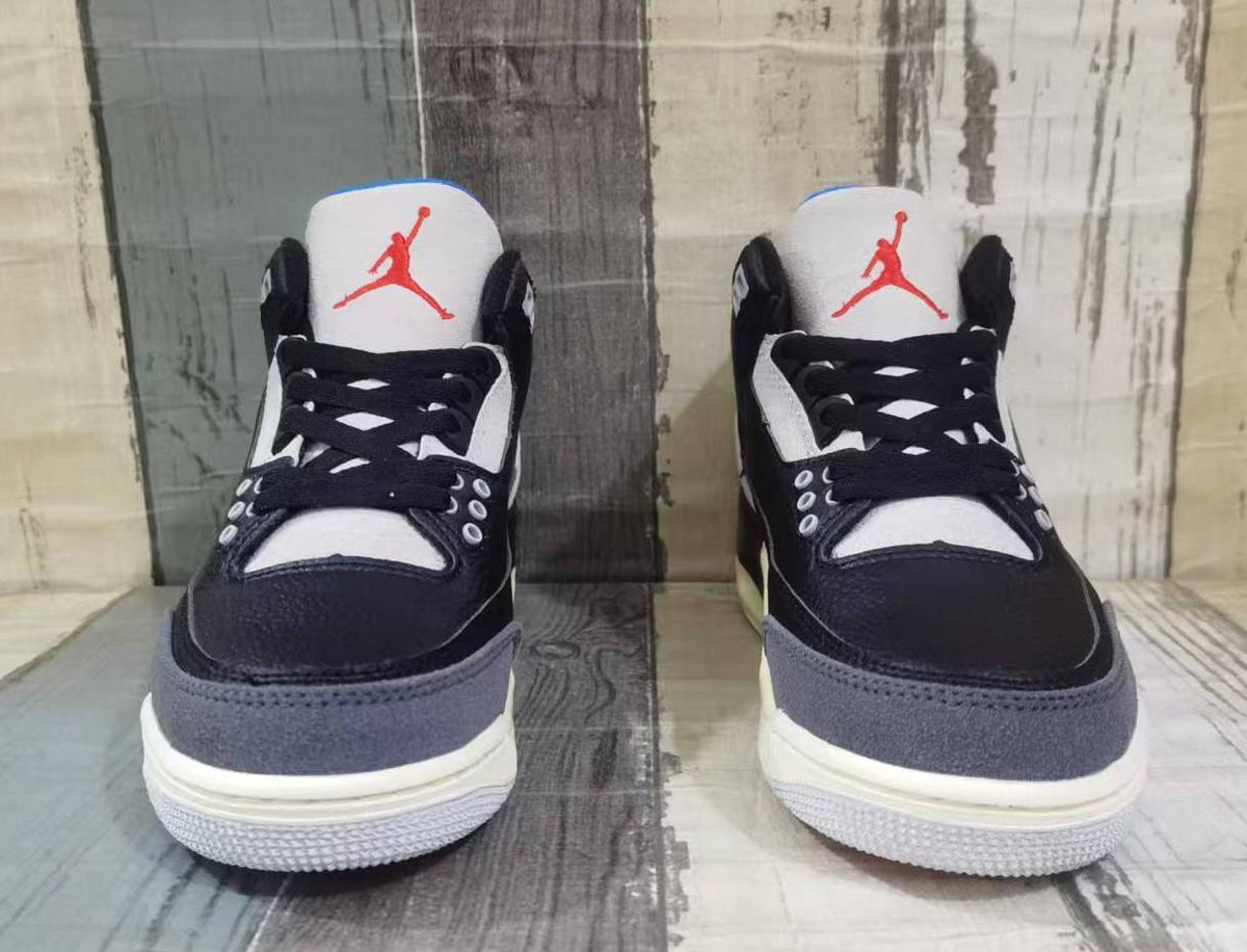 Air Jordan 3 Retro Black Blue Red
