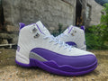 Air Jordan 12 White Purple