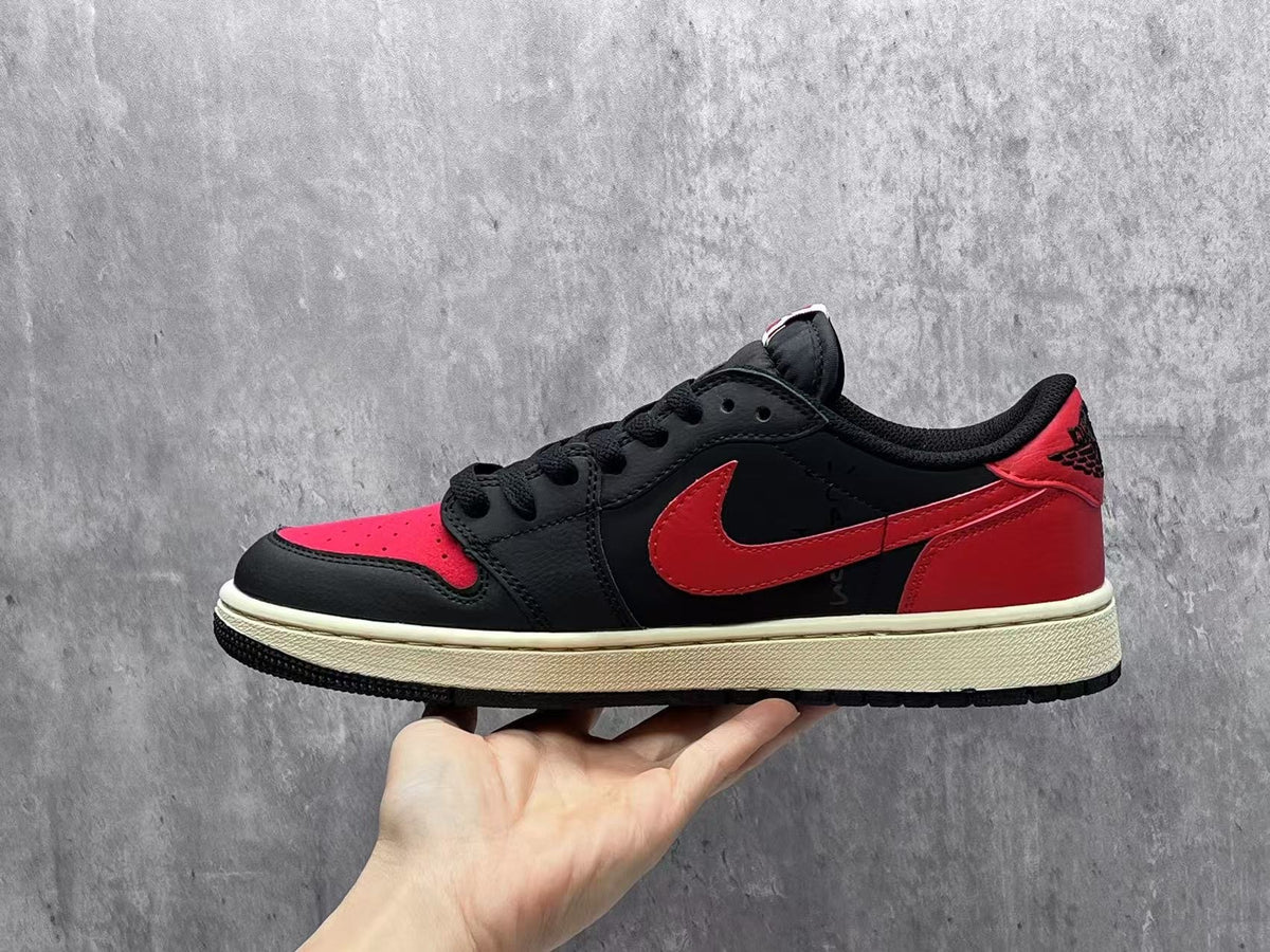 Travis Scott x Air Jordan 1 Low OG SP Black-Red Reverse Swoosh
