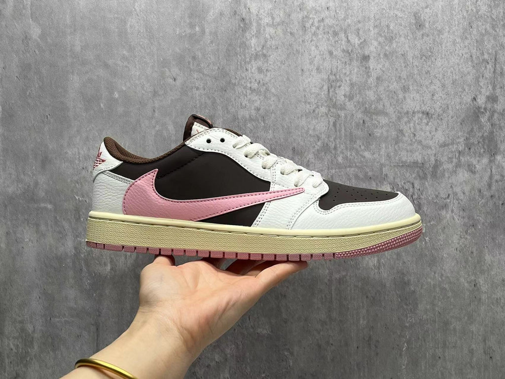 Travis Scott x Air Jordan 1 Low OG SP Brown-Pink Reverse Swoosh