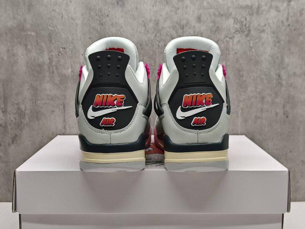 Air Jordan 4 Retro Cartoon Fire Pink