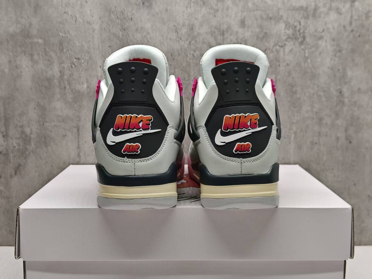Air Jordan 4 Retro Cartoon Fire Pink