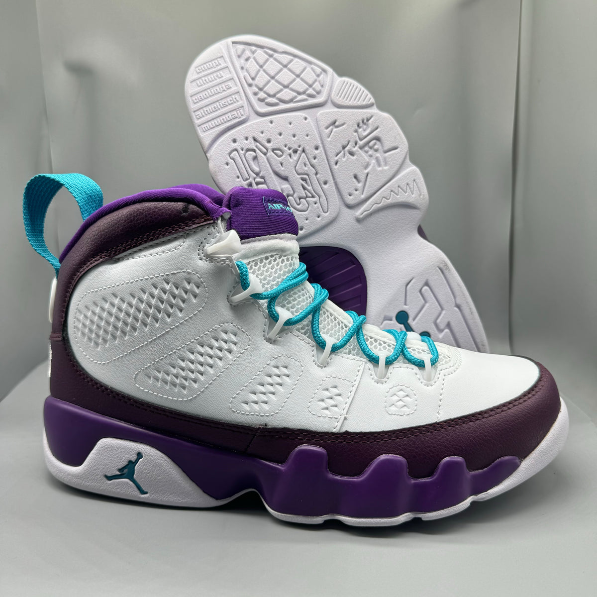 Air Jordan 9 Retro White Purple