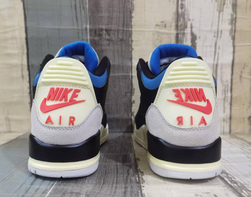 Air Jordan 3 Retro Black Blue Red
